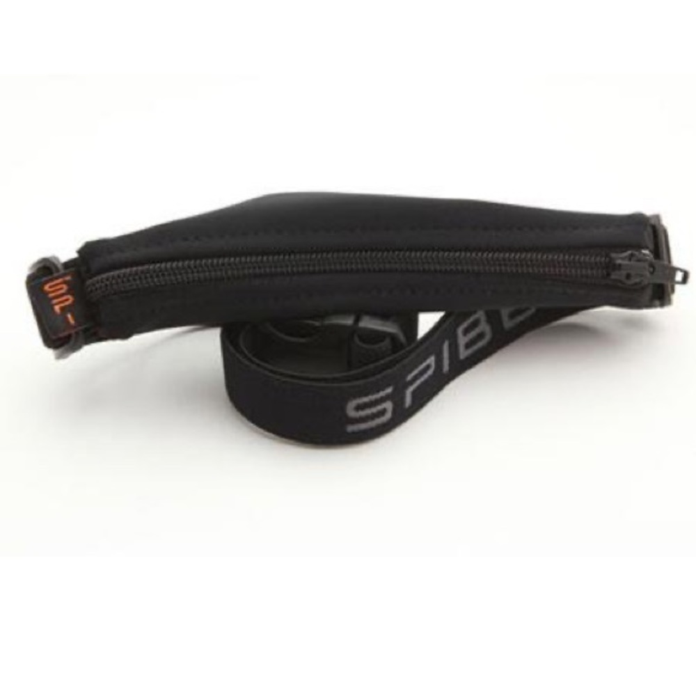 SPIbelt (running belt) with Gel Loops - Black with Black Zipper